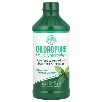 Farms Country, Chloropure ™ Liquid Chlorofil, Mint, 16 Fl Oz (473 ml)