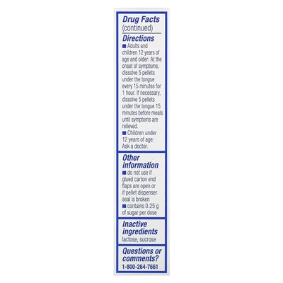 Boiron, sour on the go, multi-drug relief, 2 portable tubes, 80 granules each