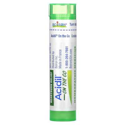 Boiron, sour on the go, multi-drug relief, 2 portable tubes, 80 granules each