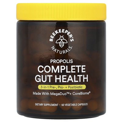 Naturals, Propolis für eine gesunde Darmflora, 60 Gemüsekapseln