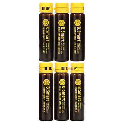 Naturals, Royal Jelly Brain Fuel, 6 fiolek, 0,35 fl oz (10 ml)
