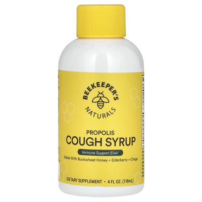Beekeeper's Naturals, Syrop z Propolisu, 4 uncje fl (118 ml)