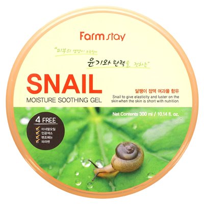 FarmStay, Slail Moisture Soothing Gel, 10.14 Fl Oz (300 ml)