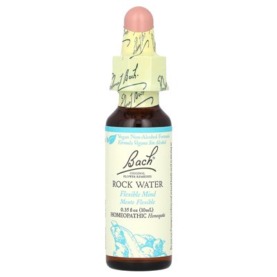 Bach, oryginalne środki zaradcze, woda skalna, 0,35 fl oz (10 ml)
