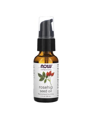 NOW Foods, Rozwiązania, Olej z Nasion Owocu Dzikiej Róży, 1 uncja (30 ml)