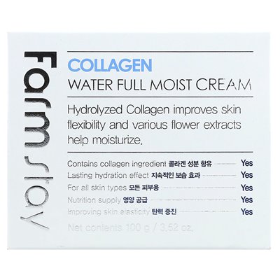 Farmstay, Kollagenwasser-Feuchtigkeitscreme, 3,52 oz (100 g)