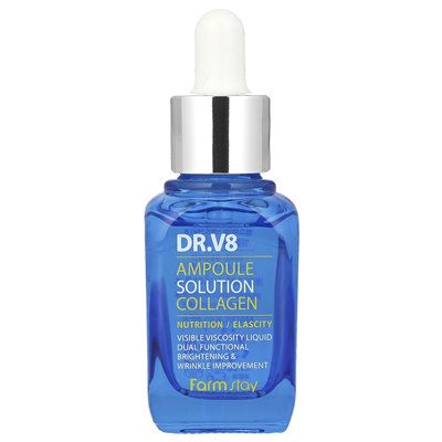 Farmstay, Dr. V8 Ampoule Solution Collagen, 1,01 Fl Oz (30 ml)