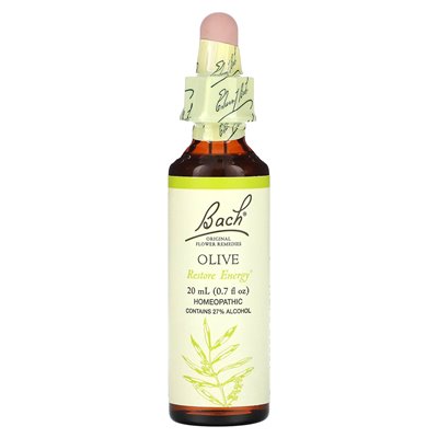 Bach, oryginalne środki zaradcze, oliwka, 0,7 fl oz (20 ml) Bach, oryginalne środki zaradcze, oliwka, 0,7 fl oz (20 ml)