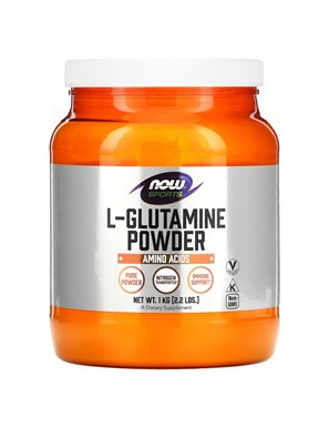 NOW Foods, Sport, L-Glutaminpulver, 2,2 lbs (1 kg) NOW Foods, Sport, L-Glutaminpulver, 2,2 lbs (1 kg)