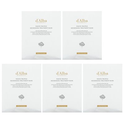D'Aba, White Truffle Nourishing Beauty Mask, 5 Masks, 0.84 fl oz (25 ml)