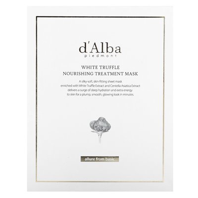 D'Aba, White Truffle Nourishing Beauty Mask, 5 Masks, 0.84 fl oz (25 ml)