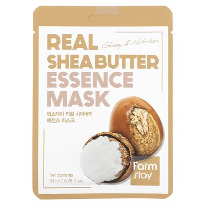 Farmstay, Schönheitsmaske mit echter Sheabutter-Essenz, 1 Beutel, 23 ml (0,78 fl. oz.) Farmstay, Schönheitsmaske mit echter Sheabutter-Essenz, 1 Beutel, 23 ml (0,78 fl. oz.)