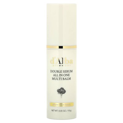 D'Aba, Duales Serum in einem Multibalsam, 0,35 oz (10 g)