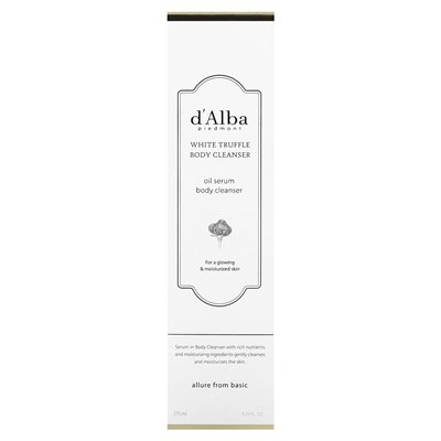 D'Aba, biały truflowy środek do czyszczenia ciała, 9,29 Fl Oz (275 ml)