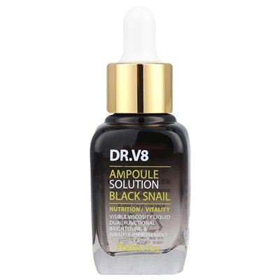 Farmstay, Dr. V8 Ampullenlösung Black Slail, 1,01 Fl Oz (30 ml)
