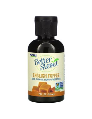 NOW Foods, Better Stevia, Calorie-Free Sweetener, English Toffee, 2 oz (59 ml) NOW Foods, Better Stevia, Calorie-Free Sweetener, English Toffee, 2 oz (59 ml)