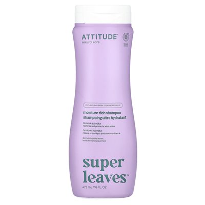 Postawa, Super Leaves ™, szampon bogaty w wilgoć, komosę ryżową i jojoba, 16 uncji (473 ml) Postawa, Super Leaves ™, szampon bogaty w wilgoć, komosę ryżową i jojoba, 16 uncji (473 ml)