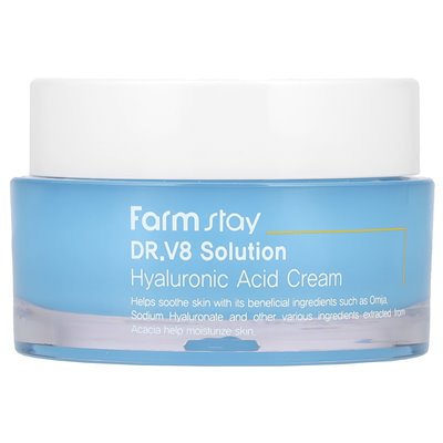 Farmstay, Dr. V8 roztwór hialuronowy krem kwasowy, 1,69 fl Oz (50 ml) Farmstay, Dr. V8 roztwór hialuronowy krem kwasowy, 1,69 fl Oz (50 ml)