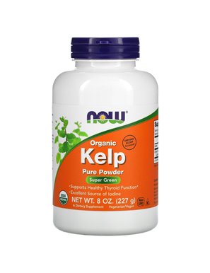 NOW Foods, Organiczny Kelp, Czysta Proszek, 8 oz (227 g)