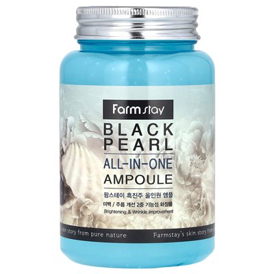 Farmstay, all-in-One Ampoule, Black Pearl, 8.45 Fl Oz (250 ml) Farmstay, all-in-One Ampoule, Black Pearl, 8.45 Fl Oz (250 ml)