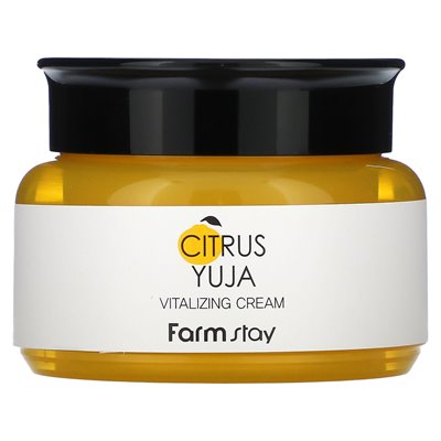Farmstay, Citrus Yuja, Vitalisierende Creme, 3,52 oz (100 g)