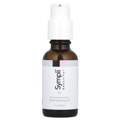 Sympli Beautiful, aufhellendes, antioxidatives Reinigungs-Gesichtsöl mit Argan-, Marula-, Hagebutten- und Orangenöl, 1 Fl Oz (30