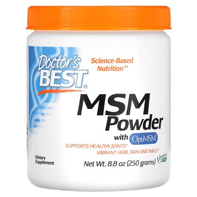 Doctor's Best, MSM Powder with Optimsm, 8.8 oz (250 g)