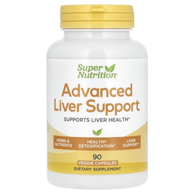 Super Nutrition, Advanced Liver Support, 90 kapsułek wegetariańskich