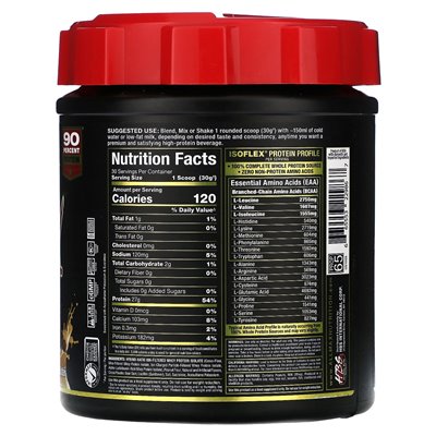 Allmax, ISOFLEX®, Pure Whey Protein Isolan, czekoladowe masło orzechowe, 0,9 funta (425 g) Allmax, ISOFLEX®, Pure Whey Protein Isolan, czekoladowe masło orzechowe, 0,9 funta (425 g)
