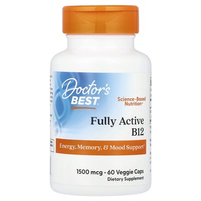 Best Fully Active B12, 1500 mcg, 60 Vegetarian Caps