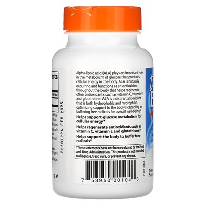 Doctor Best, Alpha Lipoic Acid 150, 150 mg, 120 Vegetarian Caps