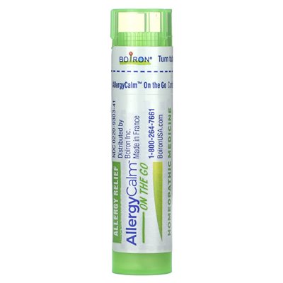 Boiron, AllergyCalm On The Go, 2 Portables Tubes, Approx. 80 Pellets Each Boiron, AllergyCalm On The Go, 2 Portables Tubes, Approx. 80 Pellets Each