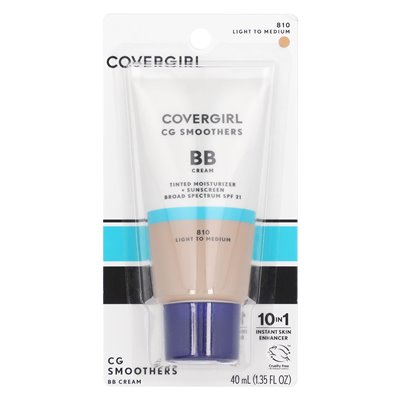 Covergirl, CG Smoothers, BB-Creme, LSF 21, 810 Leicht bis Mittel, 1,35 fl oz (40 ml)