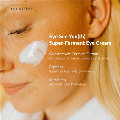 Idealove, the eye sees you(th), super ferment eye cream, 1.05 oz (30 g)