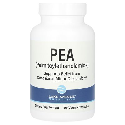 Lake Avenue Nutrition, Pea (Palmitoiloetanolamid), 90 kapsułek wegetariańskich