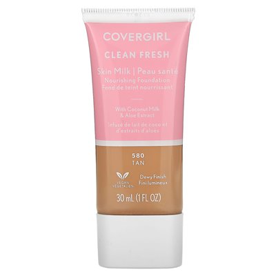 Covergirl, czyste świeże, odżywiowe mleka skóry, 580 Tan, 1 fl oz (30 ml)