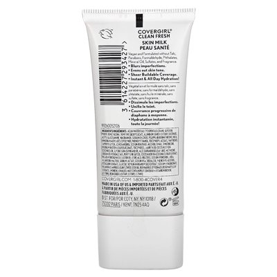 Covergirl, czyste świeże, odżywiowe mleka skóry, 580 Tan, 1 fl oz (30 ml)