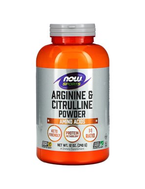 NOW Foods, Sports, Arginine & L-Citrulline Citrate, 12 oz (340 g) NOW Foods, Sports, Arginine & L-Citrulline Citrate, 12 oz (340 g)