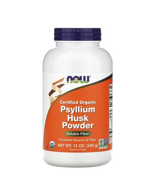 NOW Foods, zertifiziert biologisch, Flohsamenpulver, 12 oz (340 g)