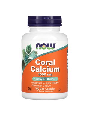 NOW Foods, Coral Lime, 1,000 mg, 100 Vegetarian Capsules NOW Foods, Coral Lime, 1,000 mg, 100 Vegetarian Capsules
