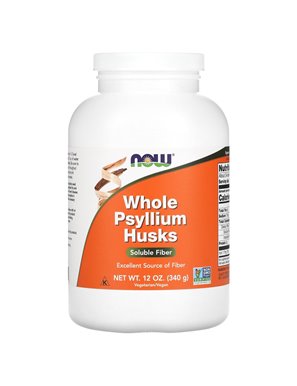 NOW Foods, Całe Pianki Psyllium, 12 uncji (340 g) NOW Foods, Całe Pianki Psyllium, 12 uncji (340 g)