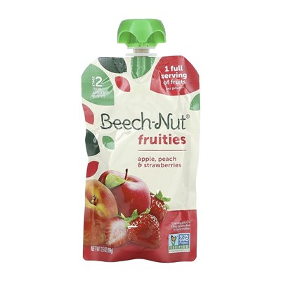 Beech-Nut, Fruities, 6+ Months, Variety Pack, 9 Pouches, 3.5 oz (99 g) Each Beech-Nut, Fruities, 6+ Months, Variety Pack, 9 Pouches, 3.5 oz (99 g) Each