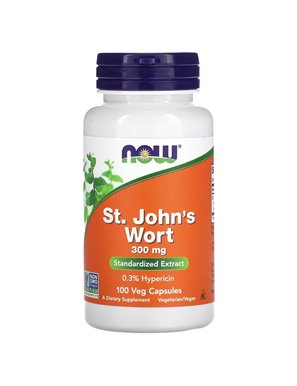 NOW Foods, Saint John's, 300 mg, 100 Vegetarian Capsules NOW Foods, Saint John's, 300 mg, 100 Vegetarian Capsules