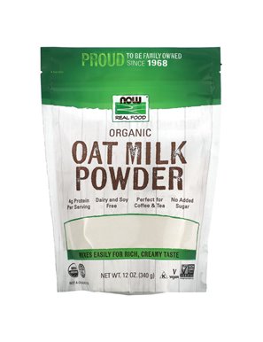 NOW Foods, Real Food, Organic Oat Milk Powder, 12 oz (340 g) NOW Foods, Real Food, Organic Oat Milk Powder, 12 oz (340 g)