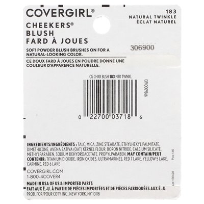 Covergirl, Policzki Blush, 183 Natural Twinkle, 0,12 uncji (3 g) Covergirl, Policzki Blush, 183 Natural Twinkle, 0,12 uncji (3 g)