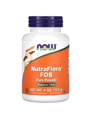 NOW Foods, NutraFlora FOS, Pure Powder, 4 oz (113 g) NOW Foods, NutraFlora FOS, Pure Powder, 4 oz (113 g)