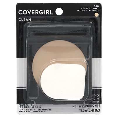 Covergirl, Clean, Puderfoundation, 510 Classic Ivory, 0,41 Unzen (11,5 g)