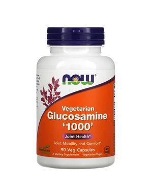 NOW Foods, Vegetarisches Glucosamin "1000", 90 vegetarische Kapseln NOW Foods, Vegetarisches Glucosamin "1000", 90 vegetarische Kapseln