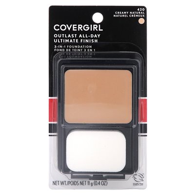 Covergirl, Outlast All-Day, Ultimate Finish 3-in-1 Foundation, 420 Creamy Natural, 0,4 Unzen (11 g)