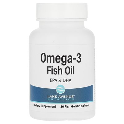 Lake Avenue Nutrition, Omega-3-Fischöl, 1250 mg, 30 Kapseln